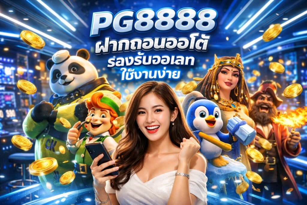 PG8888 ฝากถอนออโต้ รองรับวอเลท ใช้งานง่าย